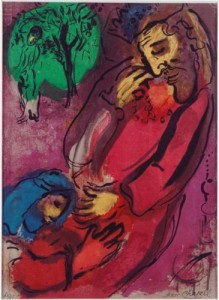 Marc Chagall, David and Absalom, 1956.