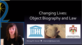 Object Biography and Law Morag Kersel