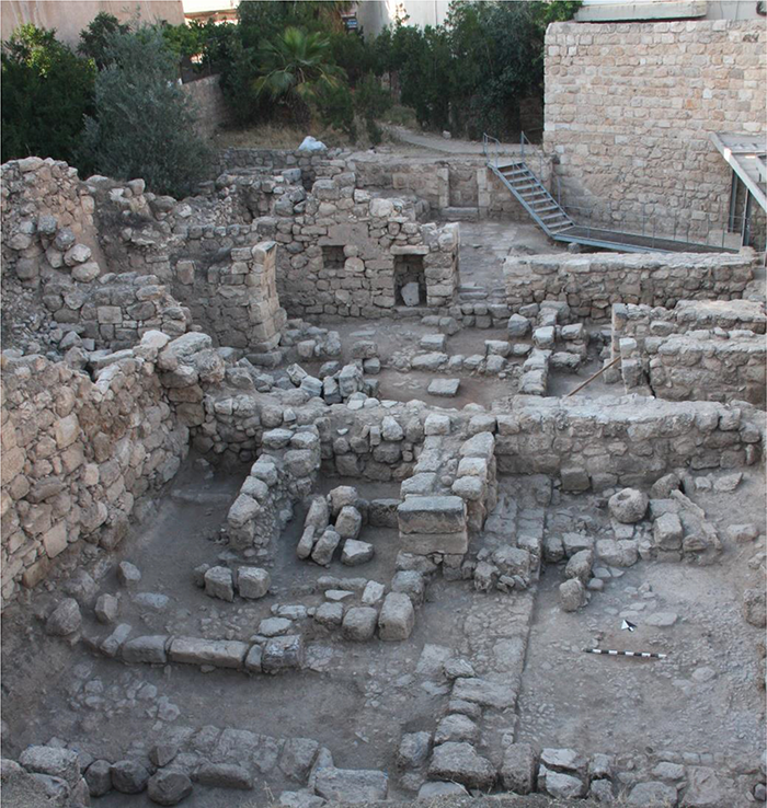 Figure 3: Photo of the Ottoman Buildings after excavation. 